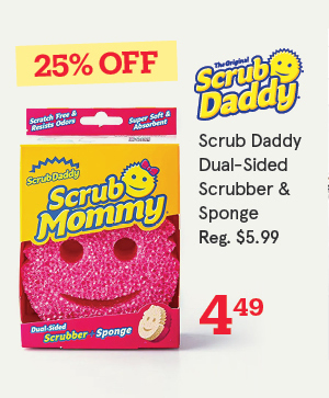 Scrub Daddy 'Scrub Mommy' Dual-Sided Scrubber & Sponge