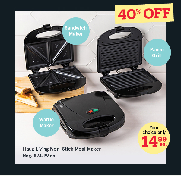 Hauz Living Non-Stick Waffle Maker