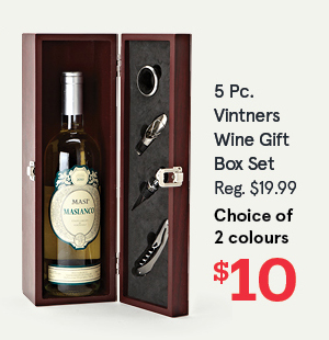 Vintners Wine Box Set - Rosewood