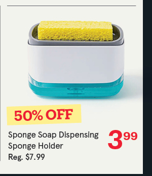 Tidysink with Sponge Soap Dispensing Sponge Holder