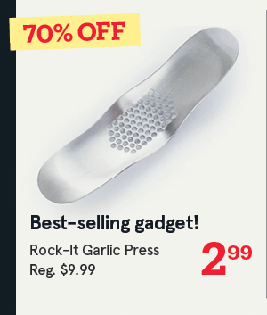 Rock-It Garlic Press