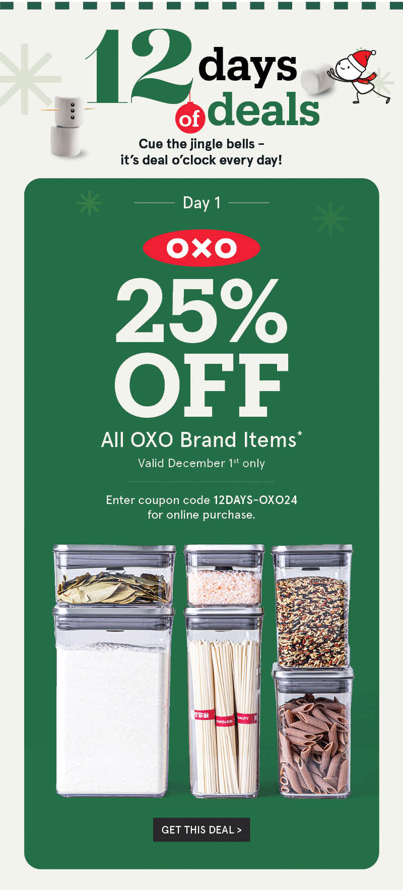 25% Off OXO