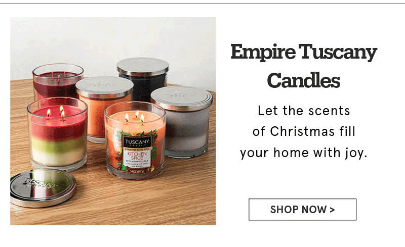 Empire Tuscany Candles