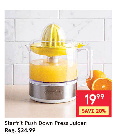 Starfrit Push Down Press Juicer 