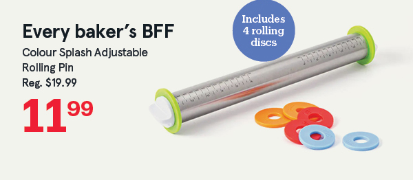 Colour Splash Adjustable Rolling Pin