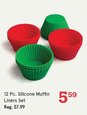 Christmas Cook Silicone Muffin Liners