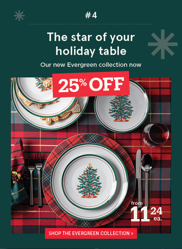 Noel Dinnerware Collection 25% Off