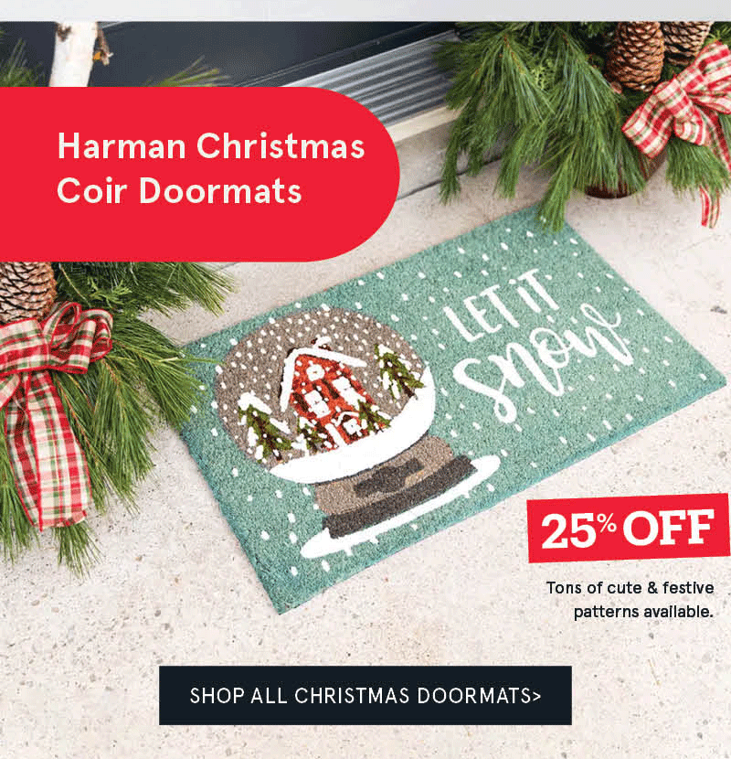 Harman Christmas Coir Doormats