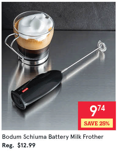 Bodum Schiuma Battery Milk Frother