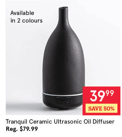 Tranquil Ceramic Ultrasonic Oil Diffuser