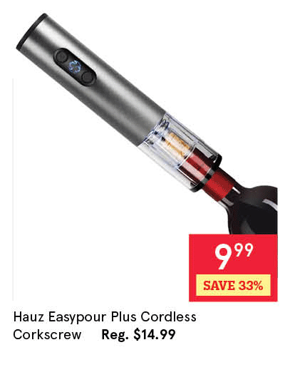 Hauz Easypour Plus Cordless Corkscrew 