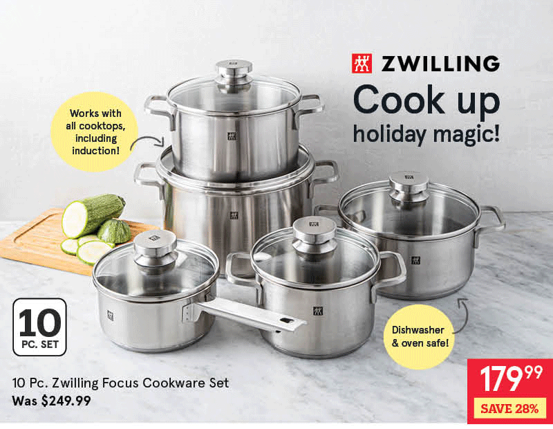 Zwilling Focus Cookware Combo - Set of 10