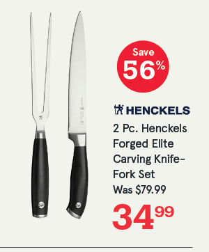 Henckels Forged Elite Carving Knife-Fork Combo - Set of 2