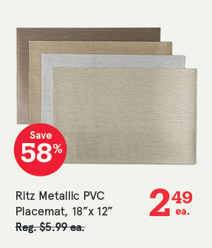 Ritz Metallic Placemats