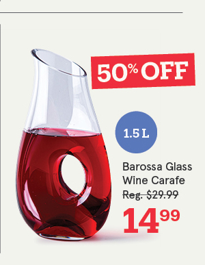 Barossa Glass Wine Carafe