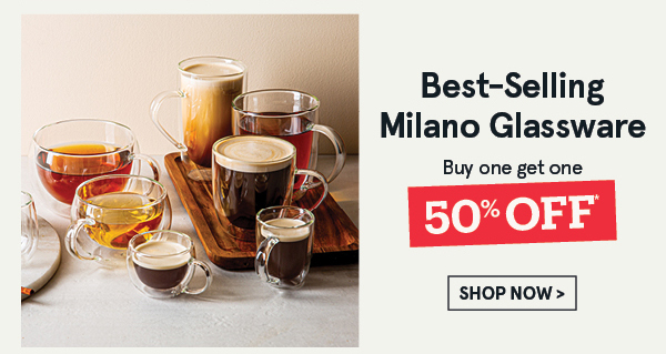 Milano Double Wall Glassware buy one get one 50% off