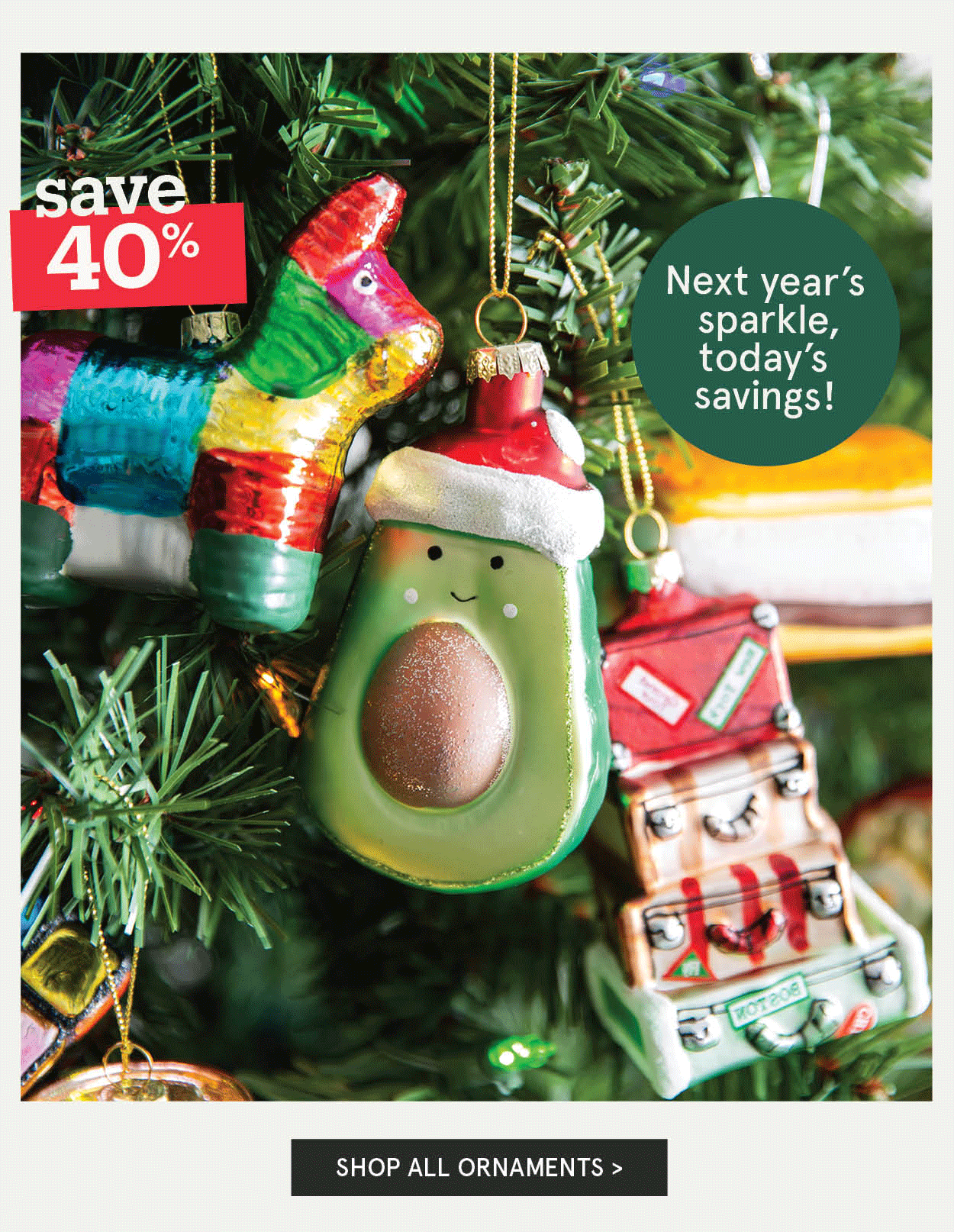 Holiday Ornaments - 40% OFF