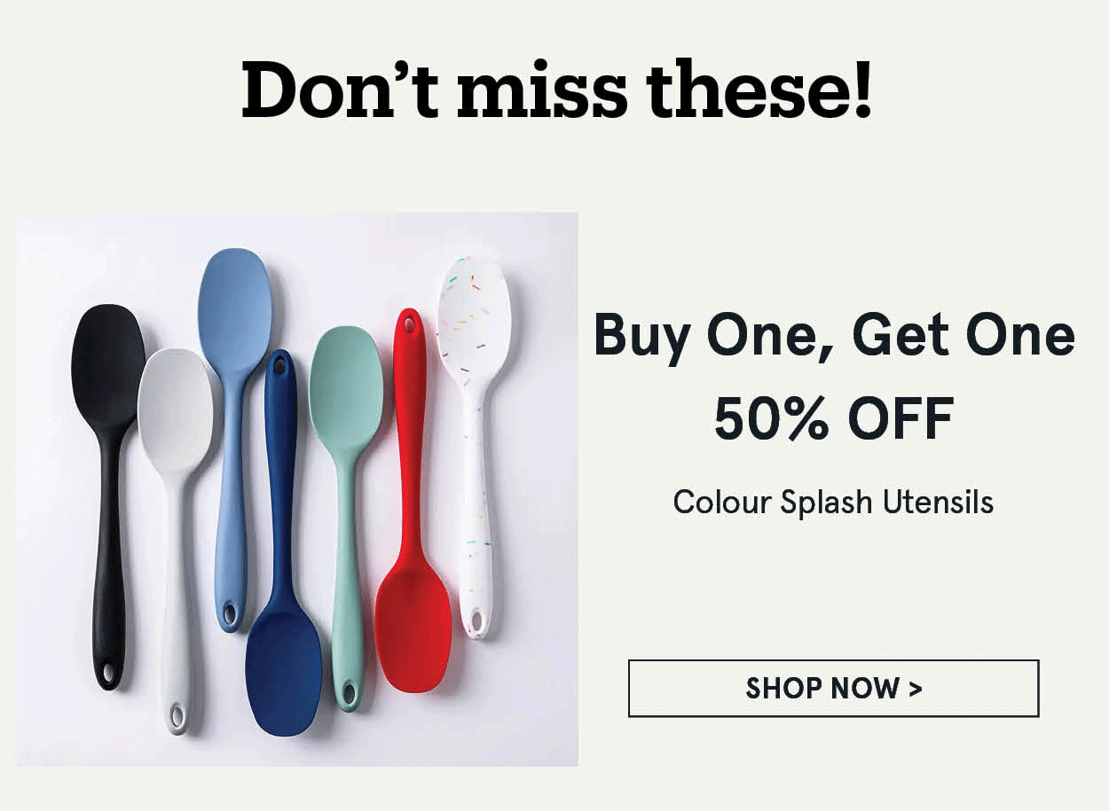 BOGO Colour Splash Utensils