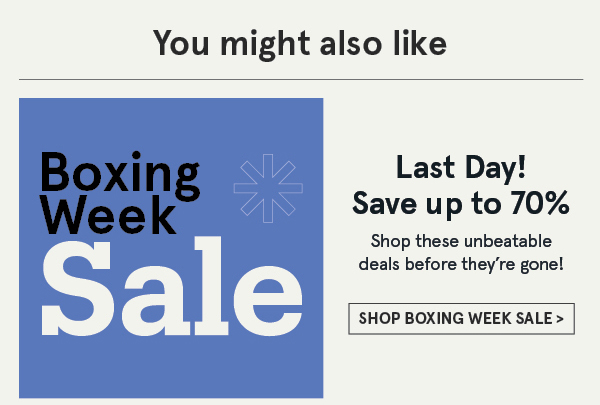 Boxing Week Sale Last Day!