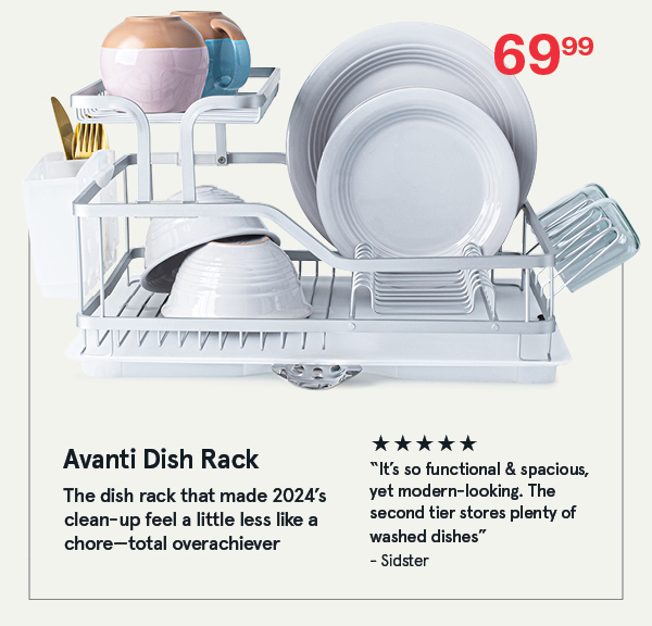 Avanti Dish Rack with Tray 2-Tier