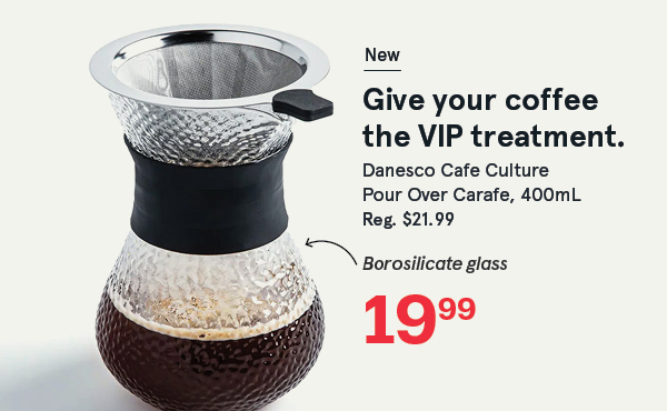 Danesco Cafe Culture Pour Over Carafe