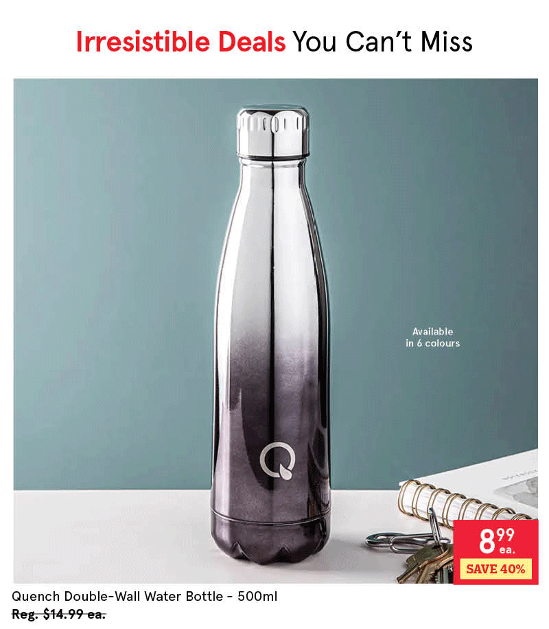  Quench 'Ombre' 500mL Double-Wall Water Bottle 