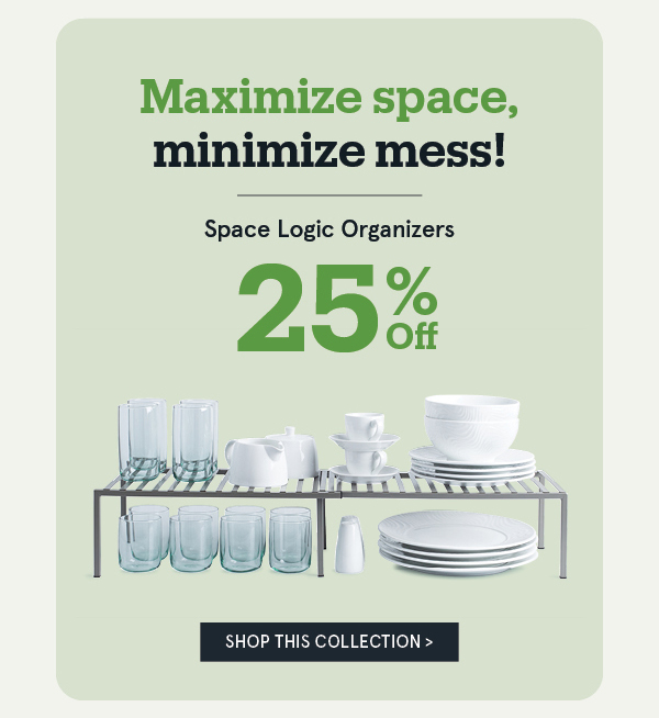  Space Logic Organizers 25% off