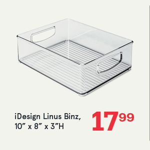 iDesign Linus Fridge 'N Pantry Binz 10x8x3"