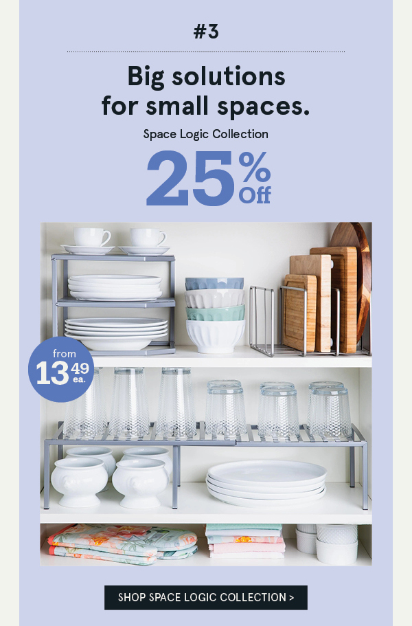 Space Logic Organizers 25% off