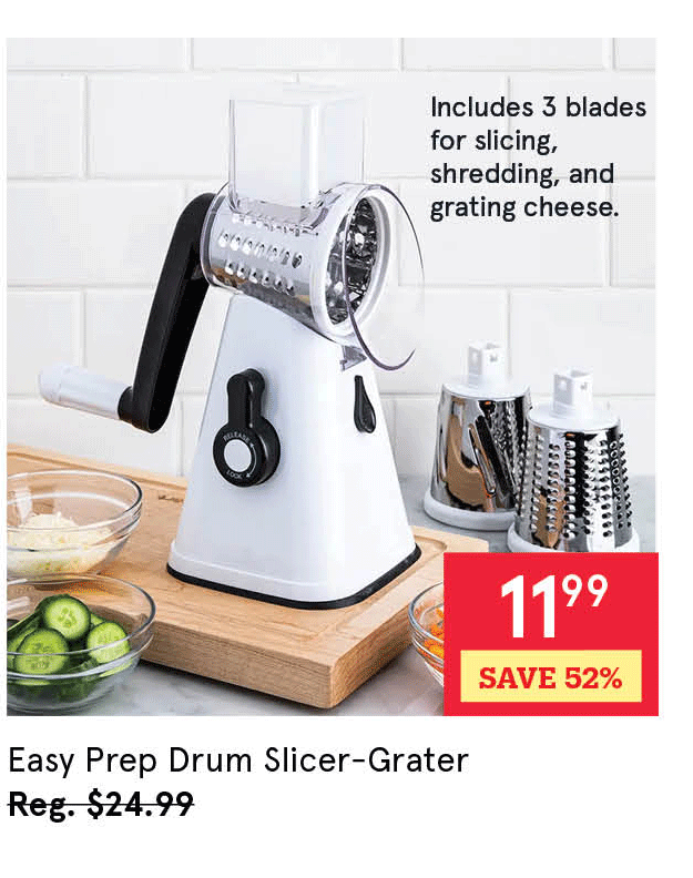 Easy Prep Drum Slicer-Grater 