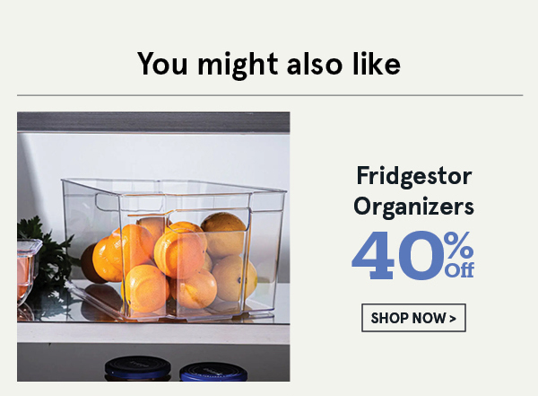 Fridgestor 40% off