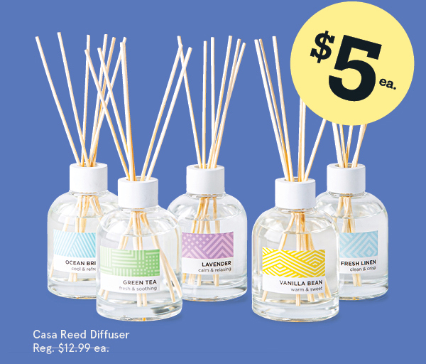 Casa 'Vanilla Bean' Reed Diffuser 140mL