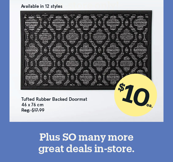 Tufted Rubber Backed Doormat