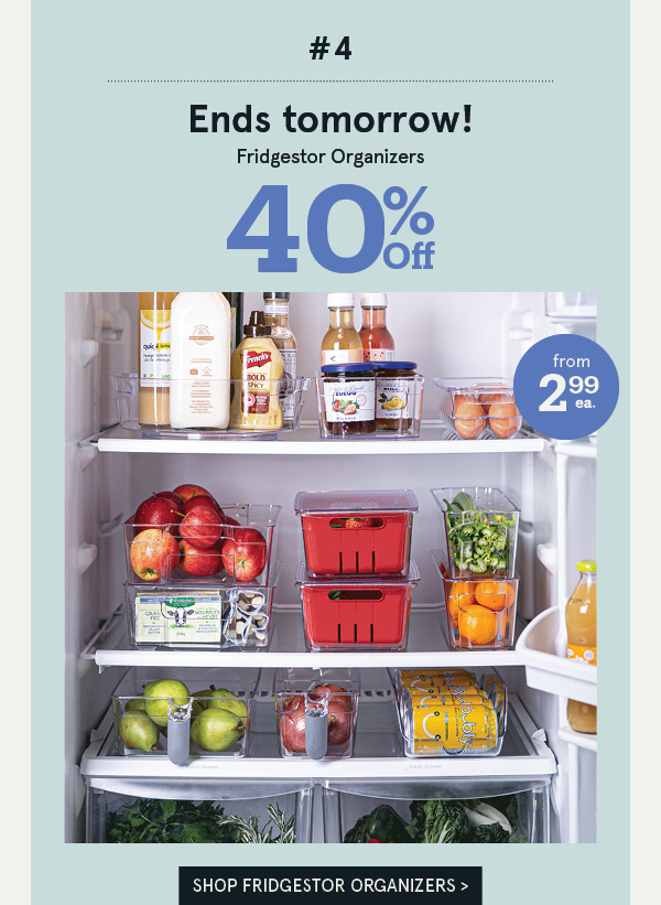 Fridgestor Collection 40% off