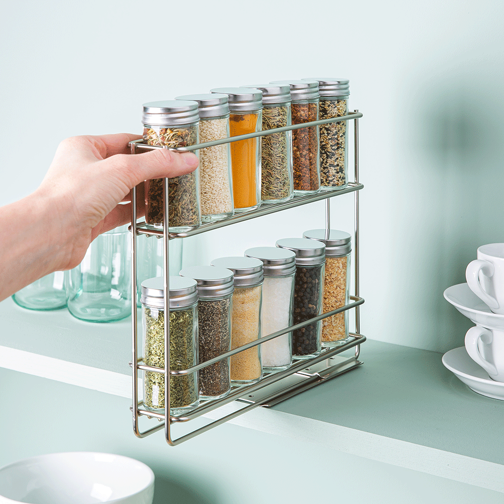 Space Logic '12-Bottle' Pull-Out Spice Rack