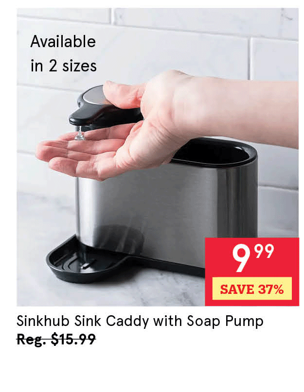 Sinkhub Sink Caddy with Soap Pump