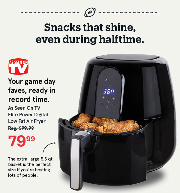 As Seen On TV Elite Digital Low Fat Air Fryer