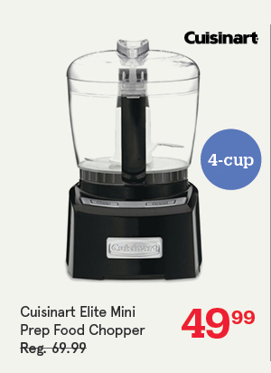 Cuisinart Elite 4 Cup Mini Prep Food Chopper 