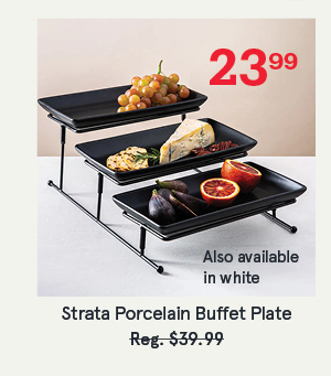 Strata '3-Tier' Porcelain Buffet Plate