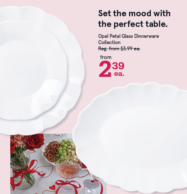 Opal Petal Dinnerware