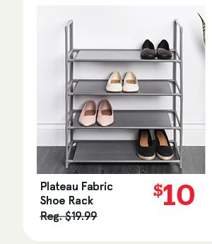 Plateau Fabric Shoe Rack