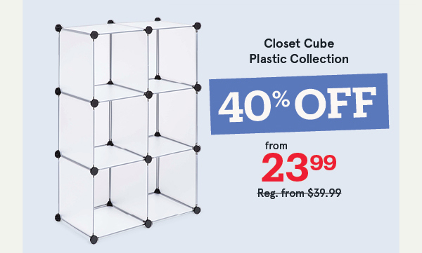 Closet Cube 40% off