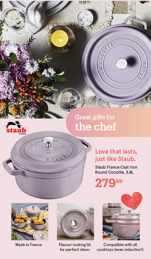 Staub France Cast Iron Round Cocotte