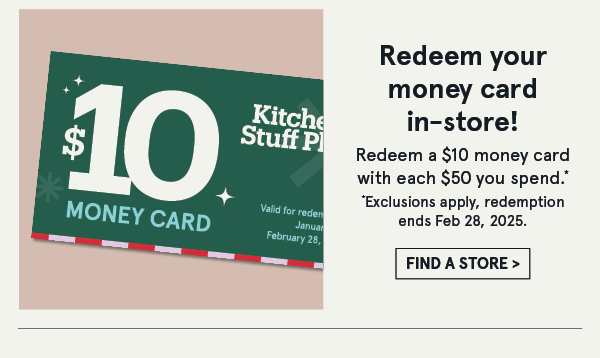 Redeem Your Money Card in-store