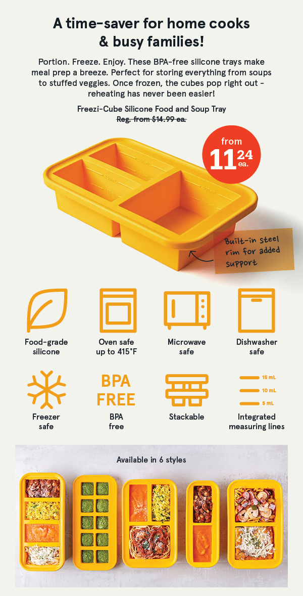 Freezicube Silicone Food & Soup Trays