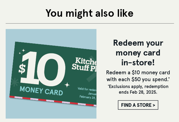 Redeem Your Money Card In-store