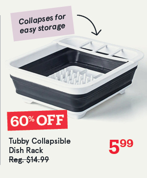 Tubby Collapsible Dish Rack