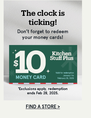 Redeem your money card in-store