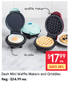 Mini Waffle Makers & Griddles