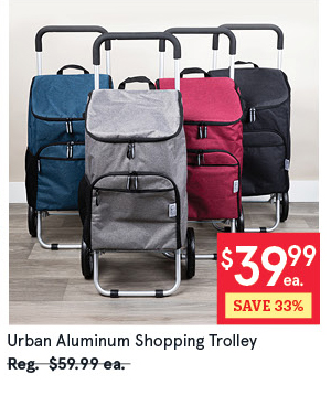 Urban Aluminum Shopping Trolley